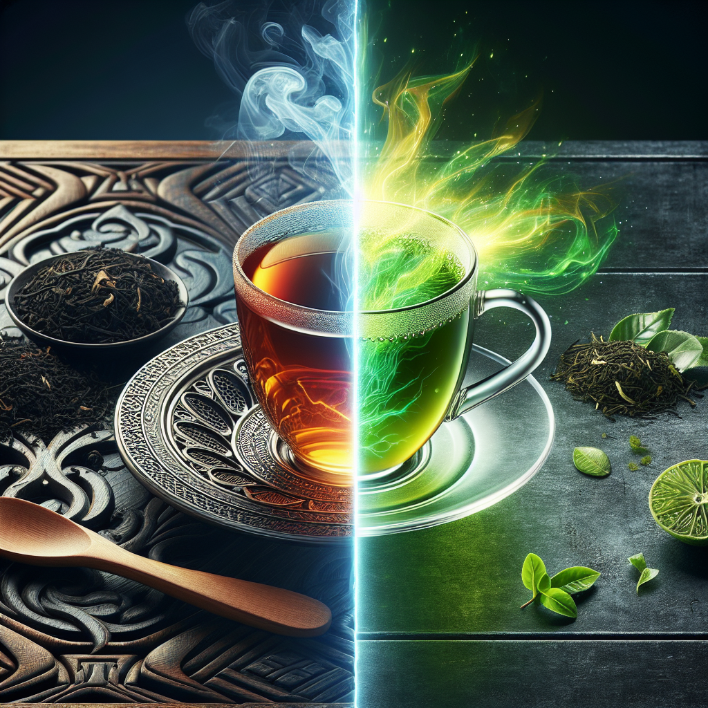 Какой чай бодрит: черный или зеленый?