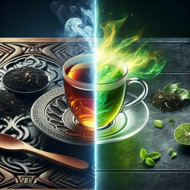 Какой чай бодрит: черный или зеленый?